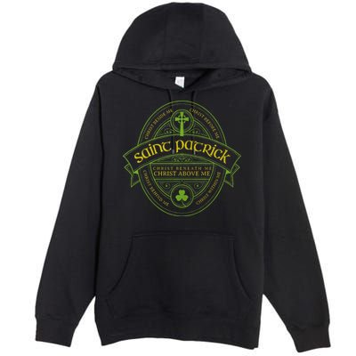 St Patrick Breastplate Prayer Catholic Saint Patricks Day Premium Pullover Hoodie