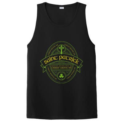 St Patrick Breastplate Prayer Catholic Saint Patricks Day PosiCharge Competitor Tank