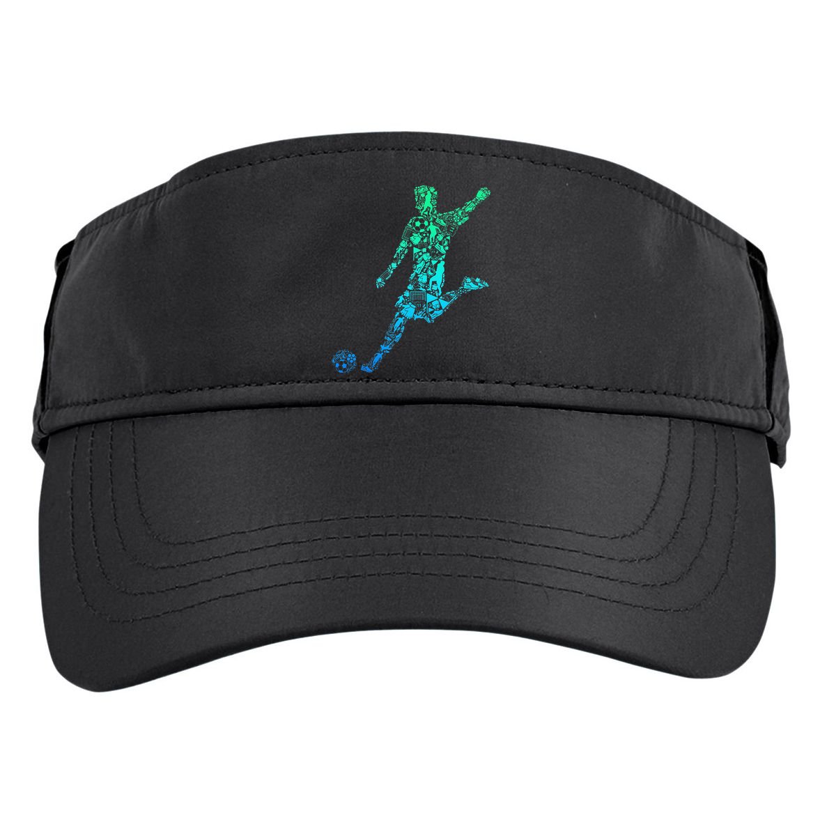 Soccer Player Boy Adult Drive Performance Visor
