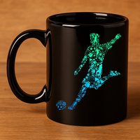 Soccer Player Boy 11oz C Handle Ceramic Mug