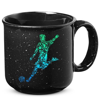 Soccer Player Boy 15oz Campfire Ceramic Mug