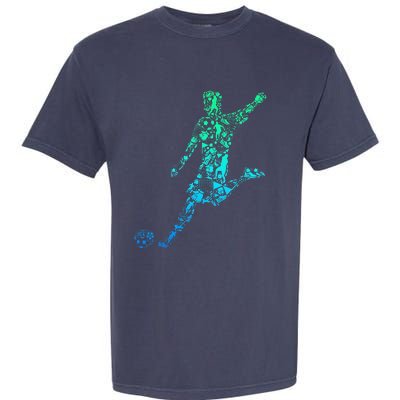 Soccer Player Boy Garment-Dyed Heavyweight T-Shirt