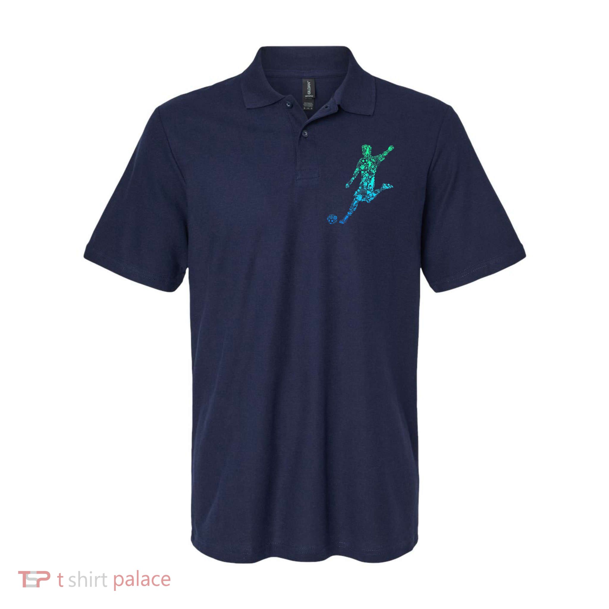 Soccer Player Boy Polo