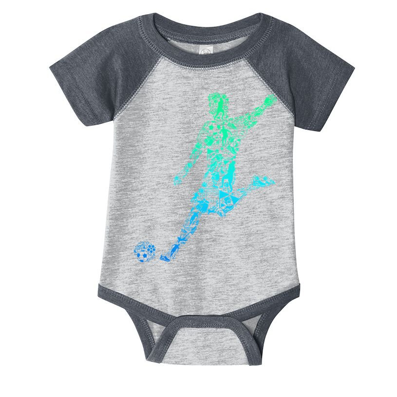 Soccer Player Boy Infant Baby Jersey Bodysuit