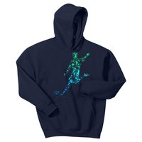 Soccer Player Boy Kids Hoodie