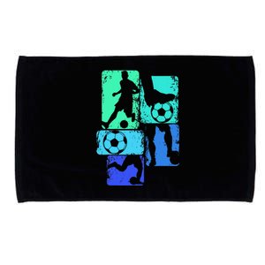 Soccer Player Boy Microfiber Hand Towel