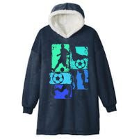 Soccer Player Boy Hooded Wearable Blanket