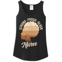 Strong Proud Black Nurse Black History Ladies Essential Tank