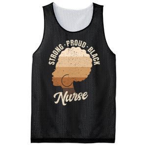 Strong Proud Black Nurse Black History Mesh Reversible Basketball Jersey Tank