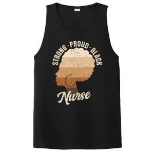 Strong Proud Black Nurse Black History PosiCharge Competitor Tank