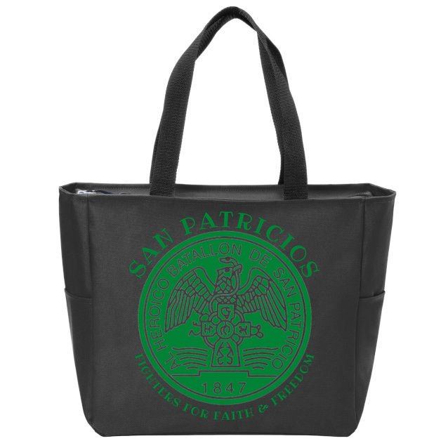 Saint Patrick's Battalion San Patricios Catholic Zip Tote Bag