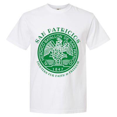 Saint Patrick's Battalion San Patricios Catholic Garment-Dyed Heavyweight T-Shirt