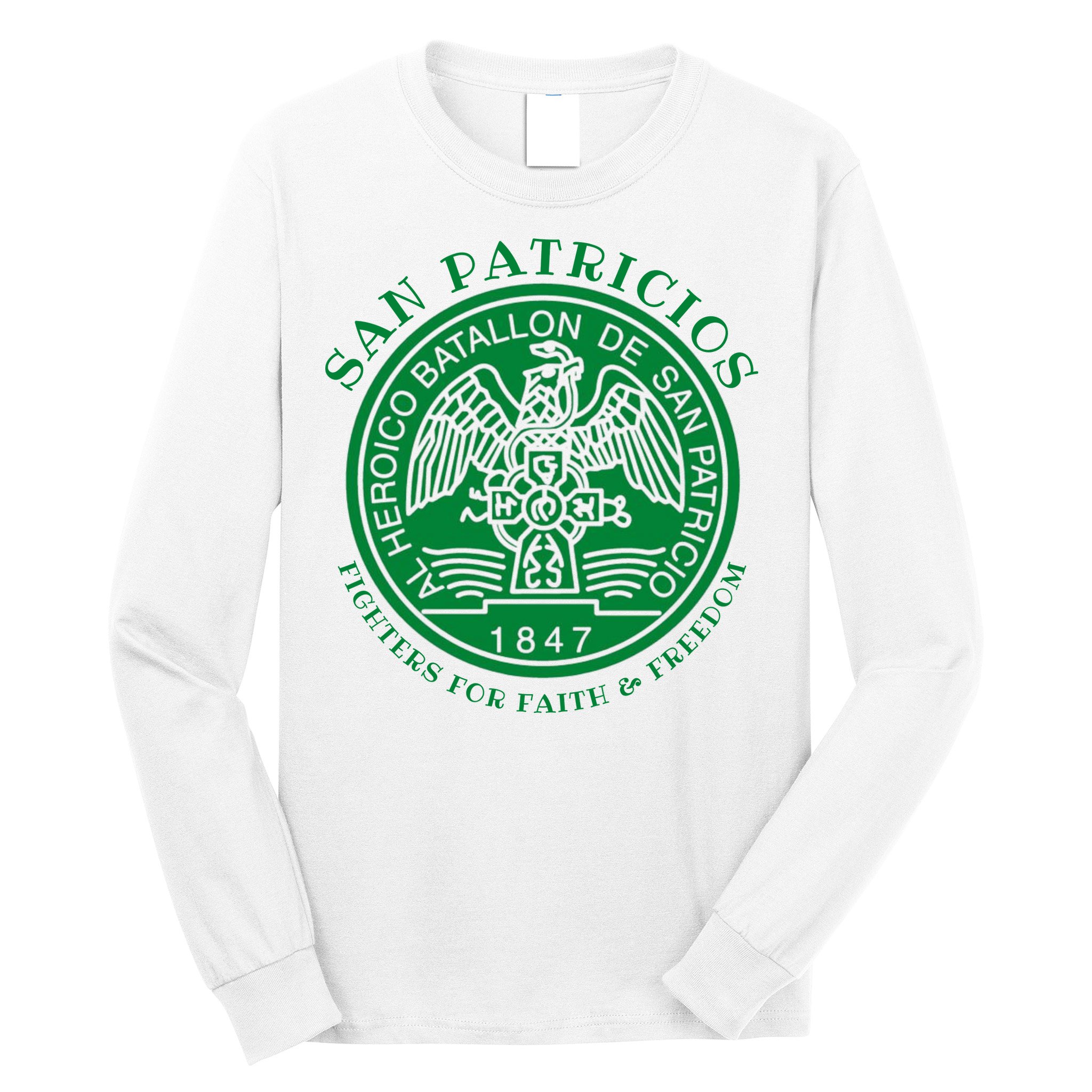 Saint Patrick's Battalion San Patricios Catholic Long Sleeve Shirt