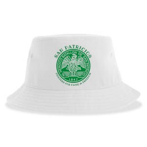 Saint Patrick's Battalion San Patricios Catholic Sustainable Bucket Hat