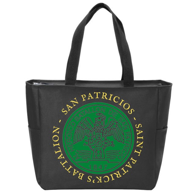 Saint Patrick's Battalion San Patricios Catholic Zip Tote Bag