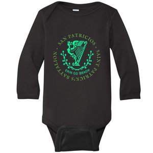 Saint Patrick's Battalion San Patricios Catholic Baby Long Sleeve Bodysuit