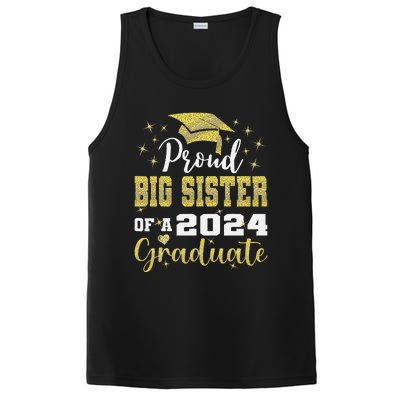 Super Proud Big Sister 2024 Graduate Awesome Family College PosiCharge Competitor Tank