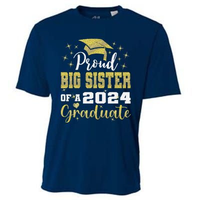 Super Proud Big Sister 2024 Graduate Awesome Family College Cooling Performance Crew T-Shirt