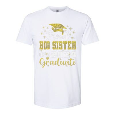 Super Proud Big Sister 2024 Graduate Awesome Family College Softstyle® CVC T-Shirt