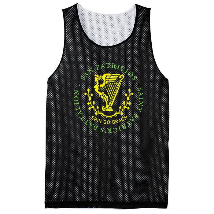 Saint Patrick's Battalion San Patricios Catholic Mesh Reversible Basketball Jersey Tank