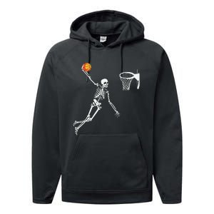 Skeleton Playing Basketball Halloween Costume Boy Kids Performance Fleece Hoodie