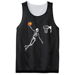 Skeleton Playing Basketball Halloween Costume Boy Kids Mesh Reversible Basketball Jersey Tank