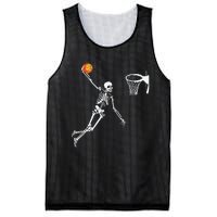 Skeleton Playing Basketball Halloween Costume Boy Kids Mesh Reversible Basketball Jersey Tank