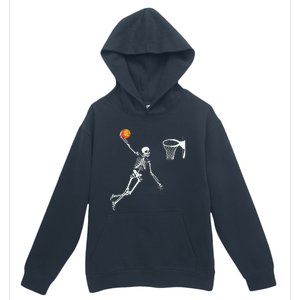 Skeleton Playing Basketball Halloween Costume Boy Kids Urban Pullover Hoodie