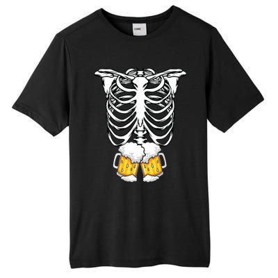 Skeleton Pregnancy Belly Of Beer Xray Halloween Costume Tall Fusion ChromaSoft Performance T-Shirt