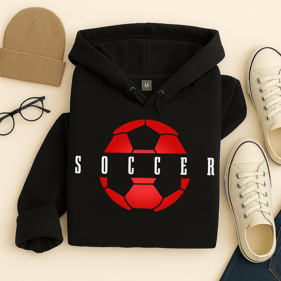 Soccer Player Ball Soccer Hoodie