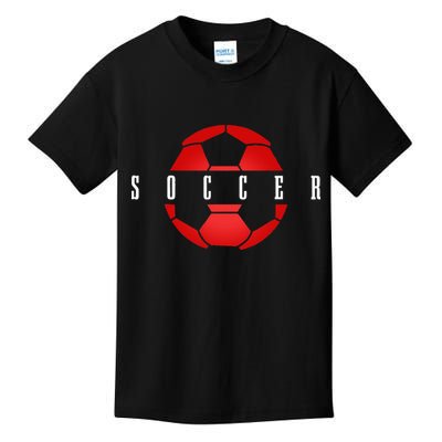 Soccer Player Ball Soccer Kids T-Shirt