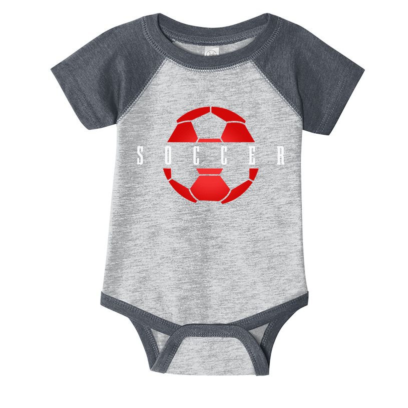 Soccer Player Ball Soccer Infant Baby Jersey Bodysuit