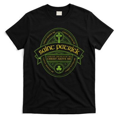 St Patrick Breastplate Prayer Catholic Saint Patricks Day T-Shirt