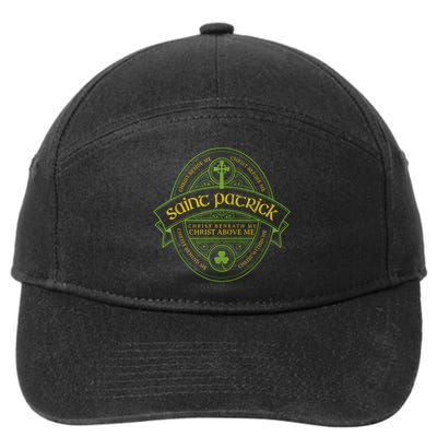 St Patrick Breastplate Prayer Catholic Saint Patricks Day 7-Panel Snapback Hat