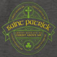 St Patrick Breastplate Prayer Catholic Saint Patricks Day Vector Backpack