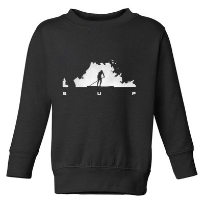 Sup Paddle Board Apparel Paddle Boarding Toddler Sweatshirt
