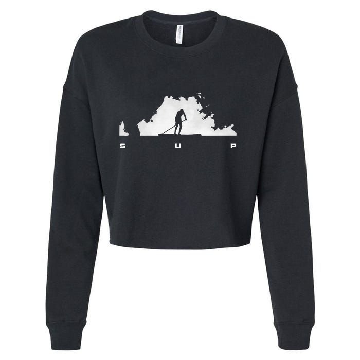 Sup Paddle Board Apparel Paddle Boarding Cropped Pullover Crew