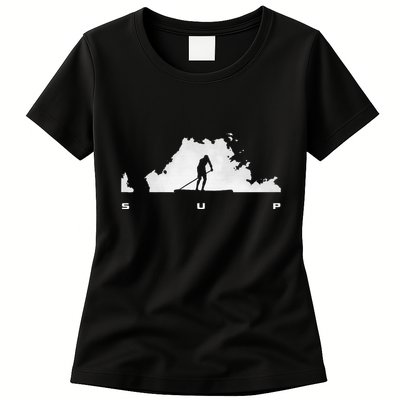 Sup Paddle Board Apparel Paddle Boarding Womens T-Shirt