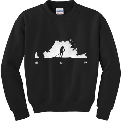 Sup Paddle Board Apparel Paddle Boarding Kids Sweatshirt