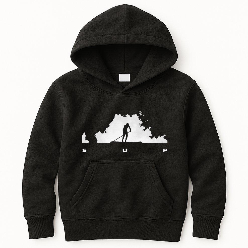 Sup Paddle Board Apparel Paddle Boarding Kids Hoodie