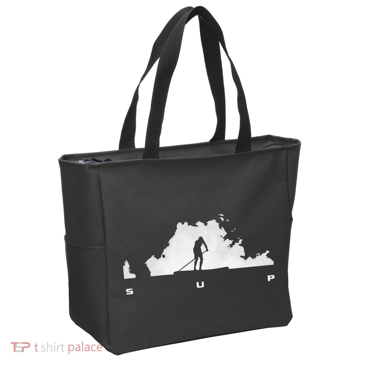 Sup Paddle Board Apparel Paddle Boarding Zip Tote Bag