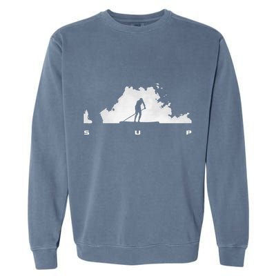 Sup Paddle Board Apparel Paddle Boarding Garment-Dyed Sweatshirt