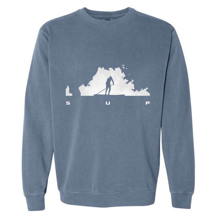 Sup Paddle Board Apparel Paddle Boarding Garment-Dyed Sweatshirt