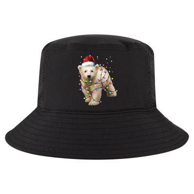 Santa Polar Bear Christmas Bear Lover Cool Gift Cool Comfort Performance Bucket Hat