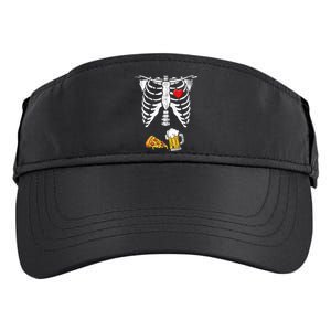 Skeleton Pregnancy Beer Pizza Xray Halloween Costume Adult Drive Performance Visor