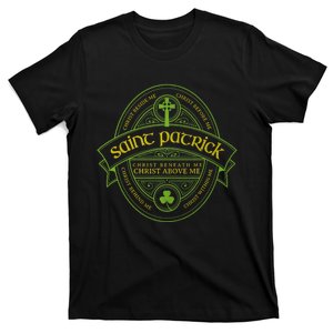 St Patrick Breastplate Prayer Catholic Saint Patricks Day T-Shirt