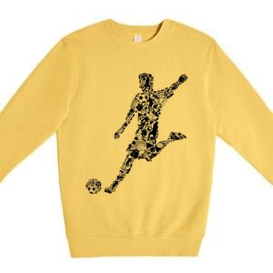 Soccer Player Boys Kids Youth Men TShirt Premium Crewneck Sweatshirt