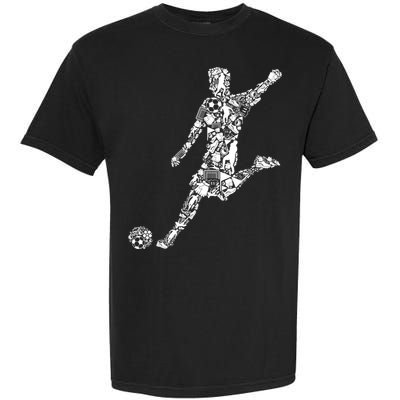 Soccer Player Boys Kids Youth Men TShirt Garment-Dyed Heavyweight T-Shirt