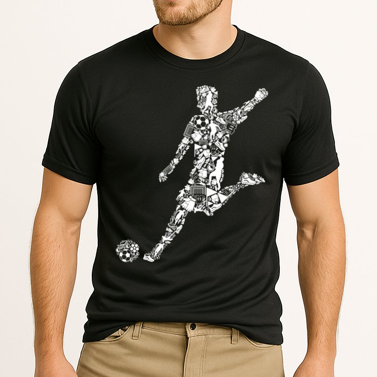 Soccer Player Boys Kids Youth Men TShirt Cooling Performance Crew T-Shirt