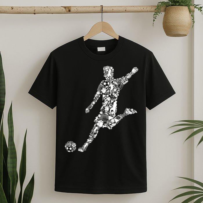 Soccer Player Boys Kids Youth Men TShirt T-Shirt